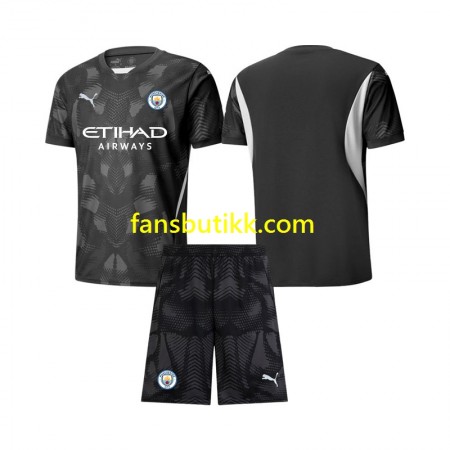 Fotballdrakt Manchester City Keeper Barn Fjerde 2024-2025 Kortermet
